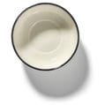 Ann Demeulemeester Home High Plate 13 centimeters / Off-white & black / Porcelain Ann Demeulemeester for Serax 13 cm High Plate (set of two)