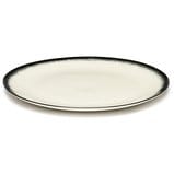 Plate Ann Demeulemeester for Serax 24 cm plates (set of two) Antique White