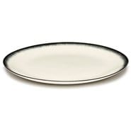 Plate Ann Demeulemeester for Serax 28 cm plates (set of two) Antique White