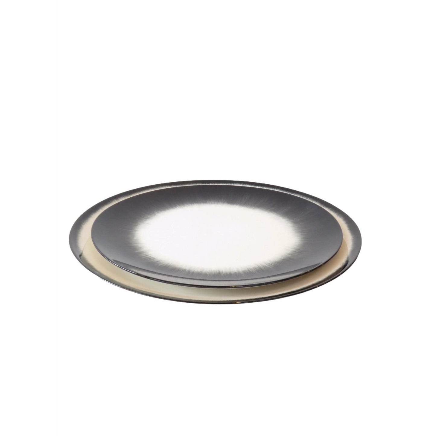 Plate Ann Demeulemeester for Serax 28 cm plates (set of two) Light Gray