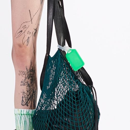 Handbags Barbara Bologna BB Sack Bag Black Woven Sack Misty Rose