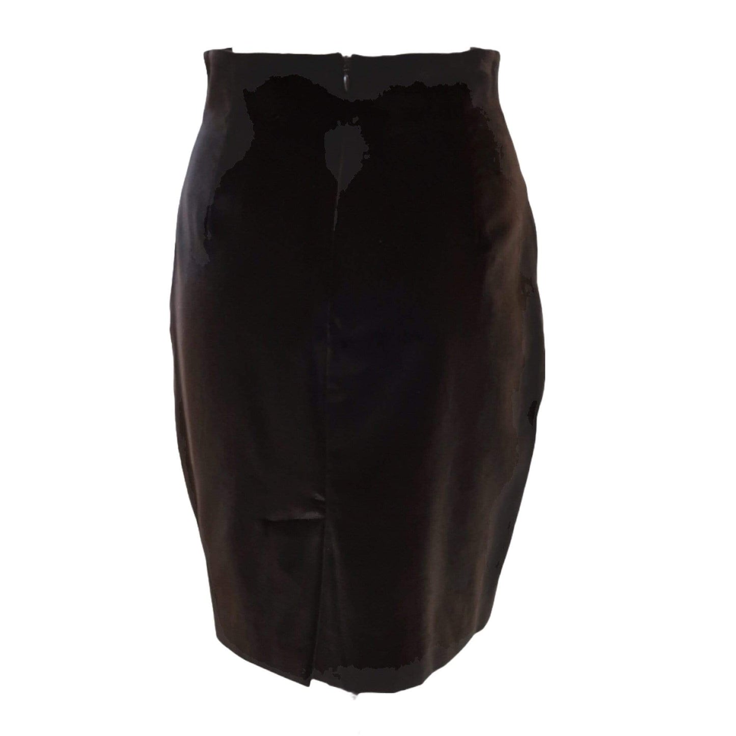 Knee-Length Skirts Chantal Thomass Black Velvet Pencil Skirt Black