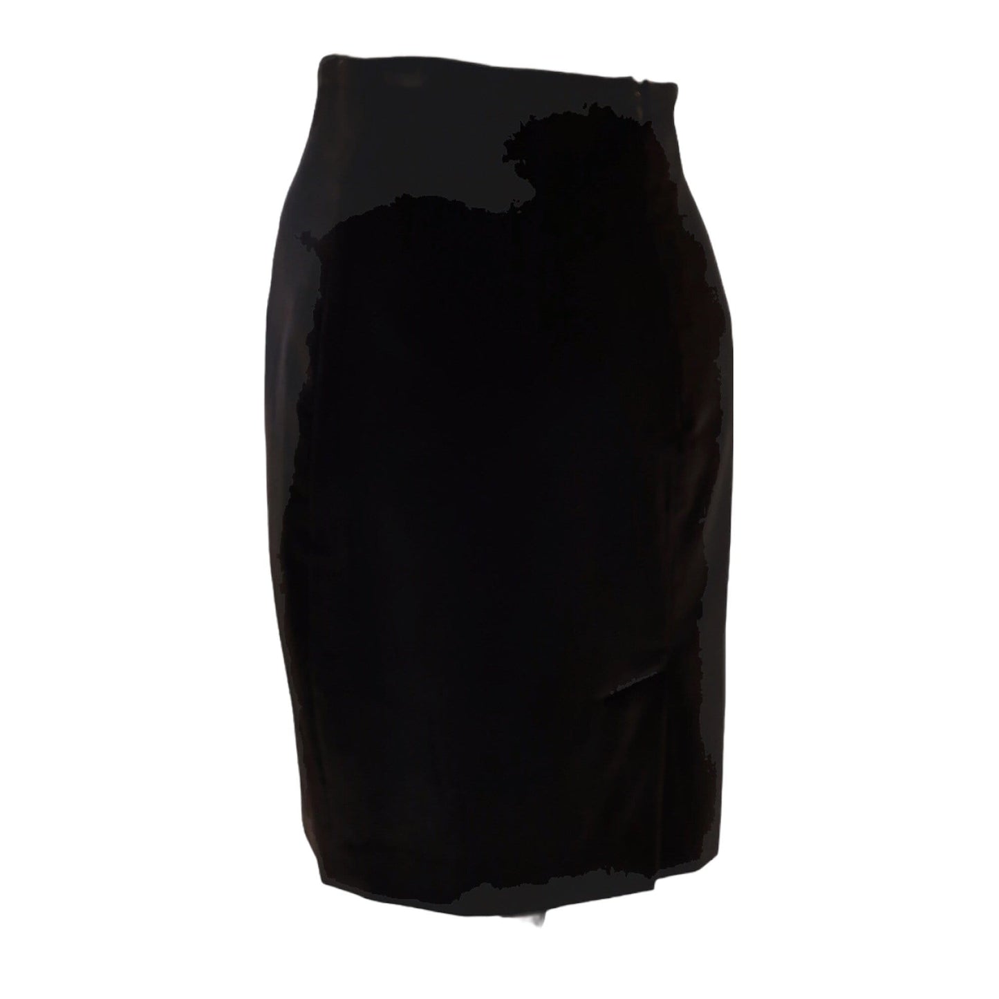Knee-Length Skirts Chantal Thomass Black Velvet Pencil Skirt Black