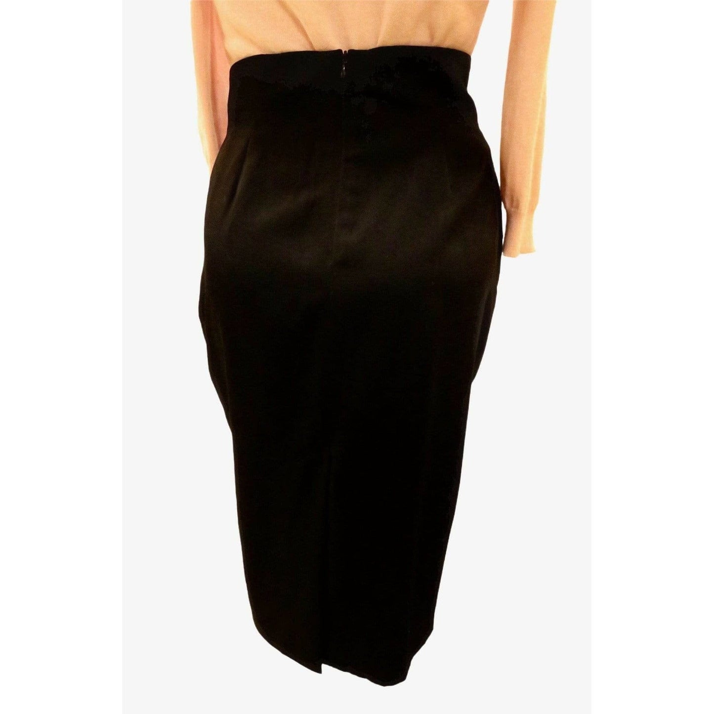 Knee-Length Skirts Chantal Thomass High-waisted Belted Pencil Skirt Black
