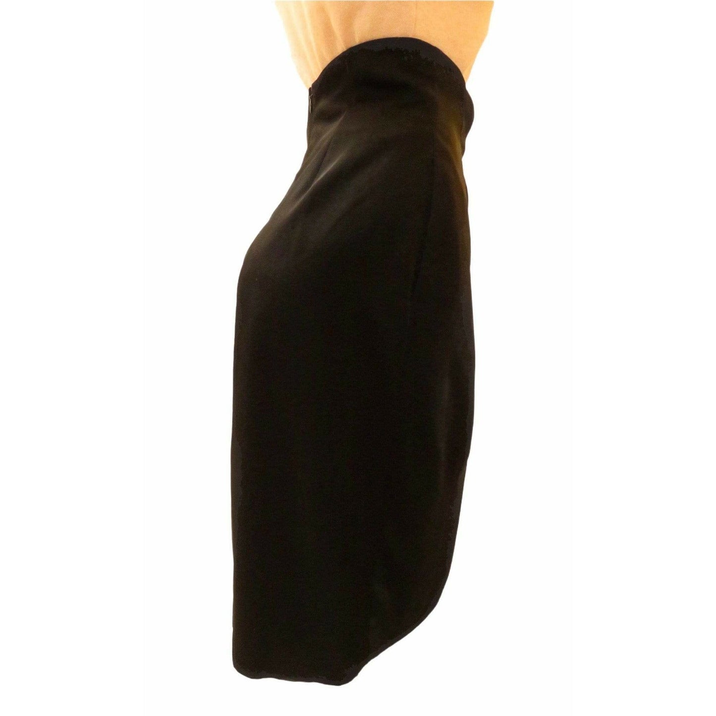 Knee-Length Skirts Chantal Thomass High-waisted Belted Pencil Skirt Black