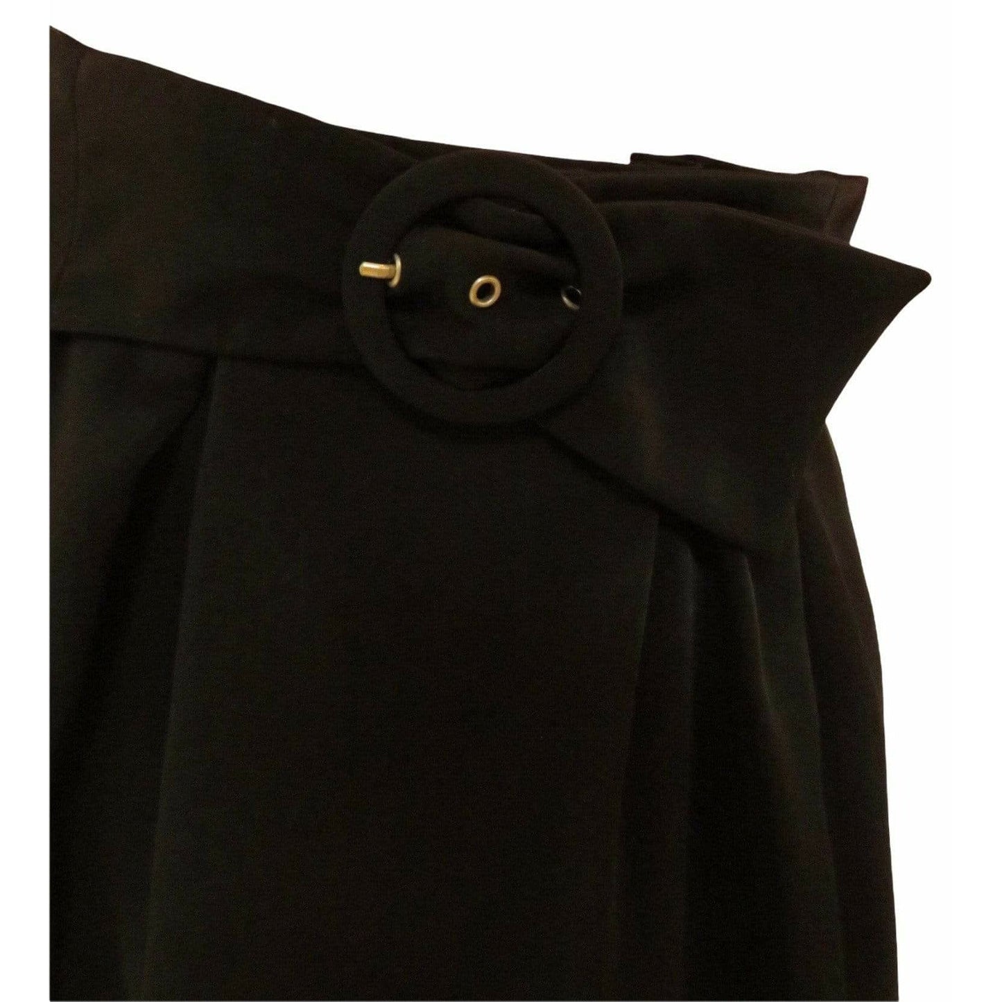 Knee-Length Skirts Chantal Thomass High-waisted Belted Pencil Skirt Black