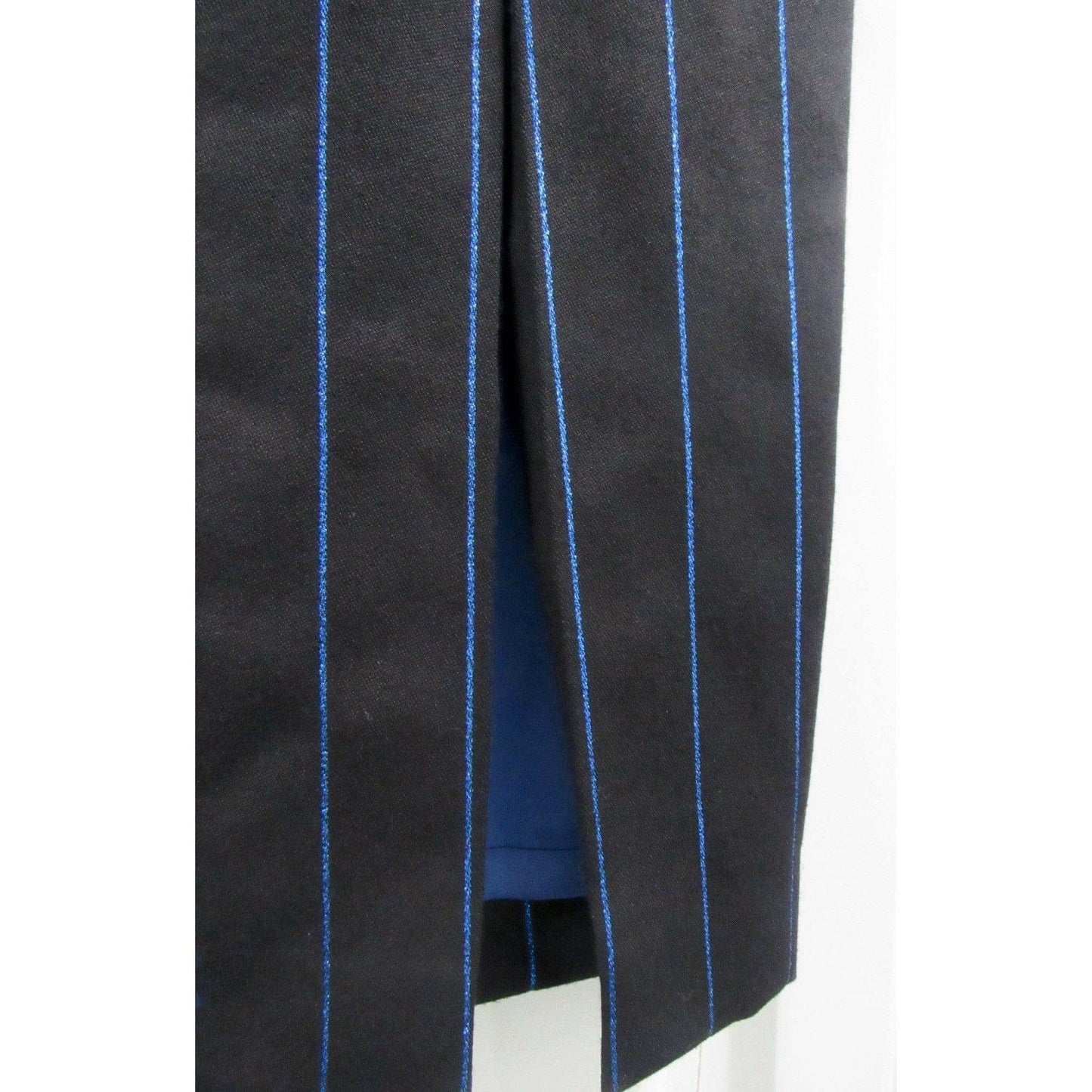 Skirts Chantal Thomass Black Pinstripe Pencil Skirt Dark Slate Gray