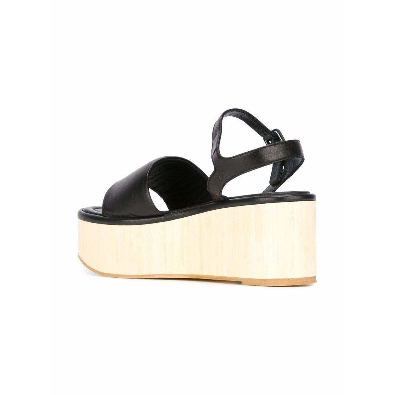 Shoes Clergerie Flap Sandals Antique White
