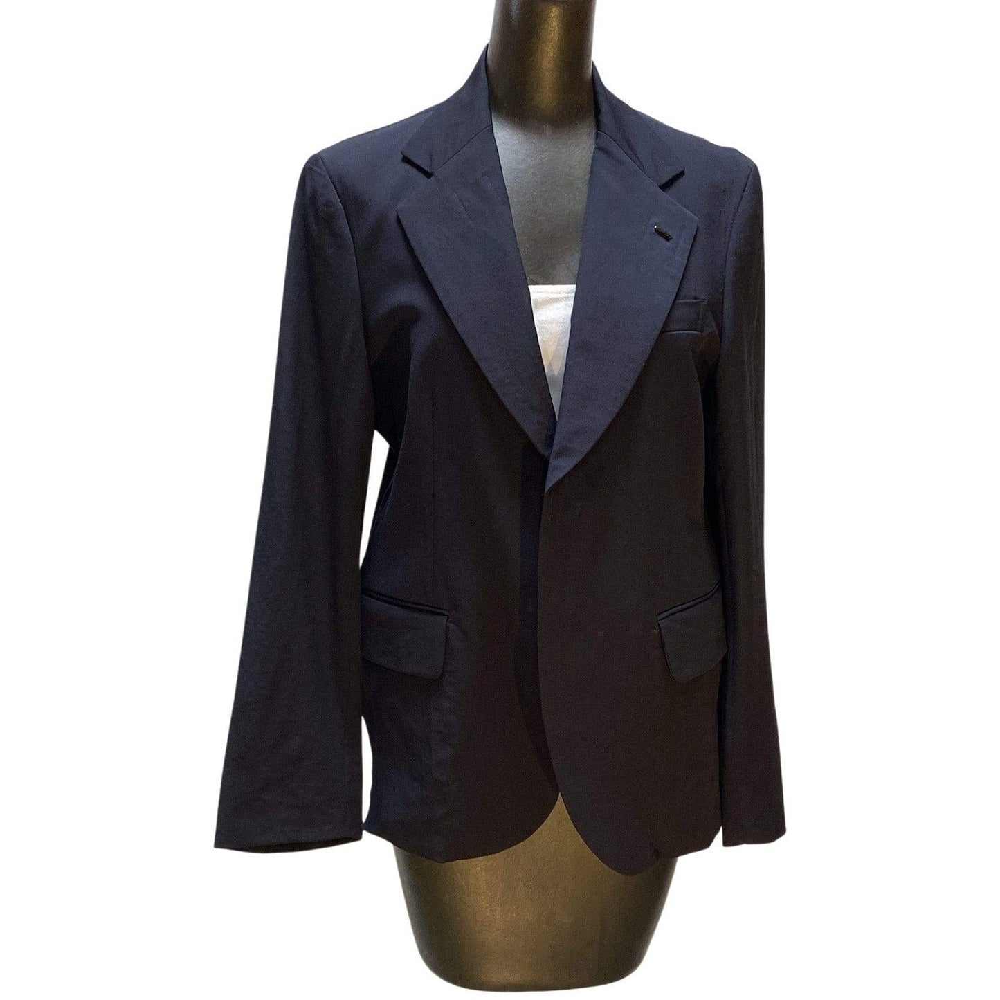Womens Jackets + Coats Comme des Garçons Asymmetrical jacket Dark Slate Gray