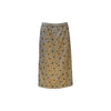 Skirts Comme des Garçons Straight Skirt - Plaid Wool Knee Length Dim Gray