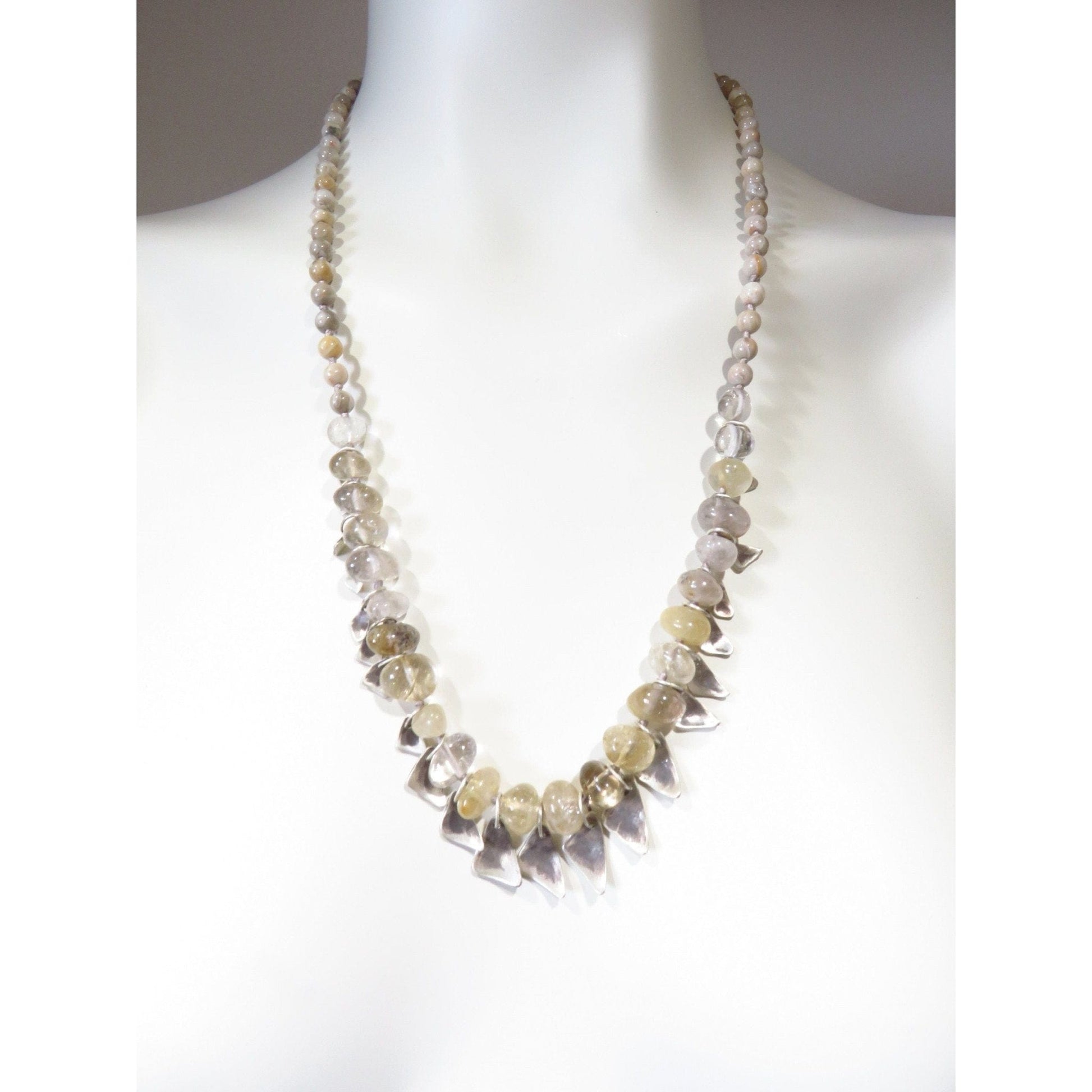Necklaces Making Waves Necklace Dim Gray