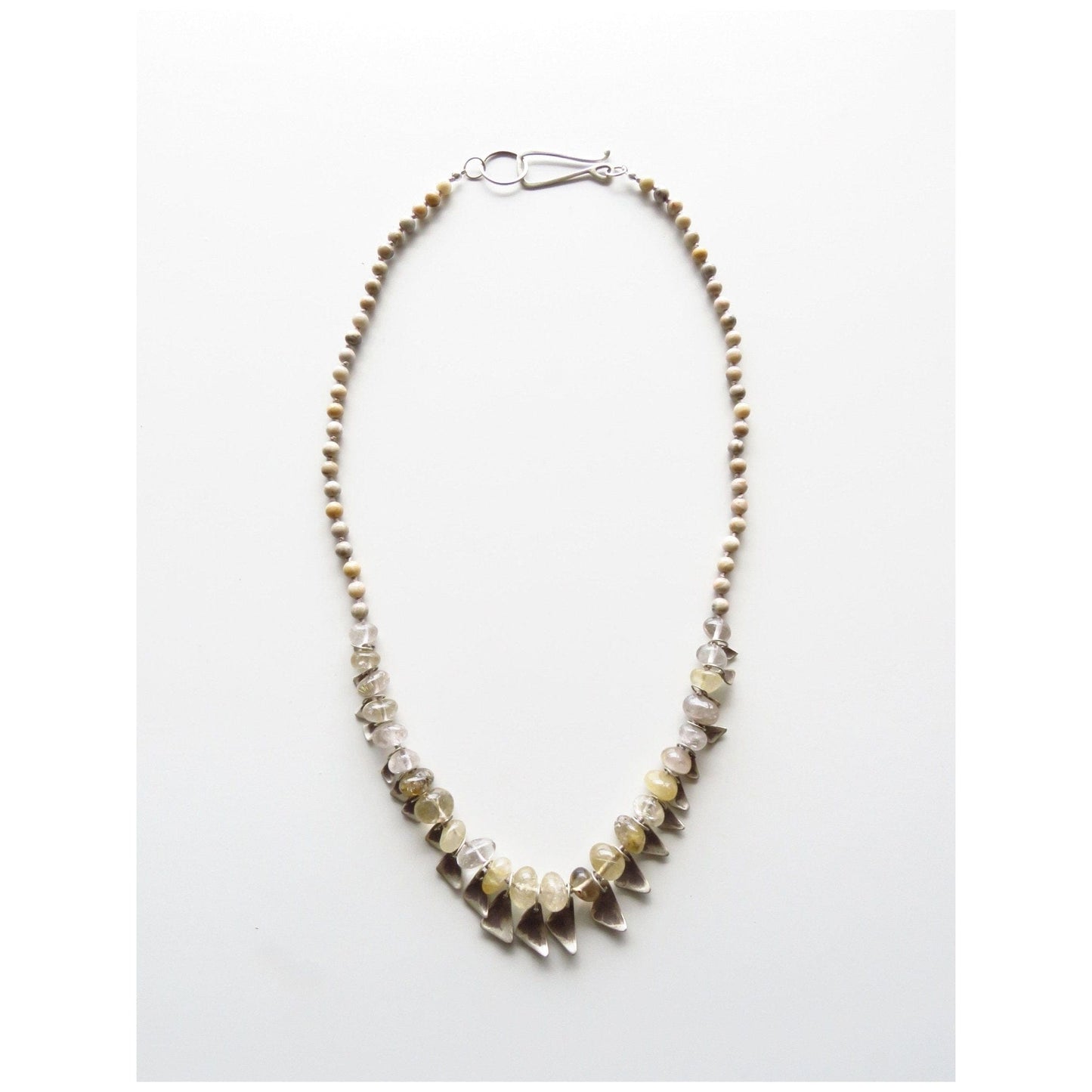 Necklaces Making Waves Necklace White Smoke
