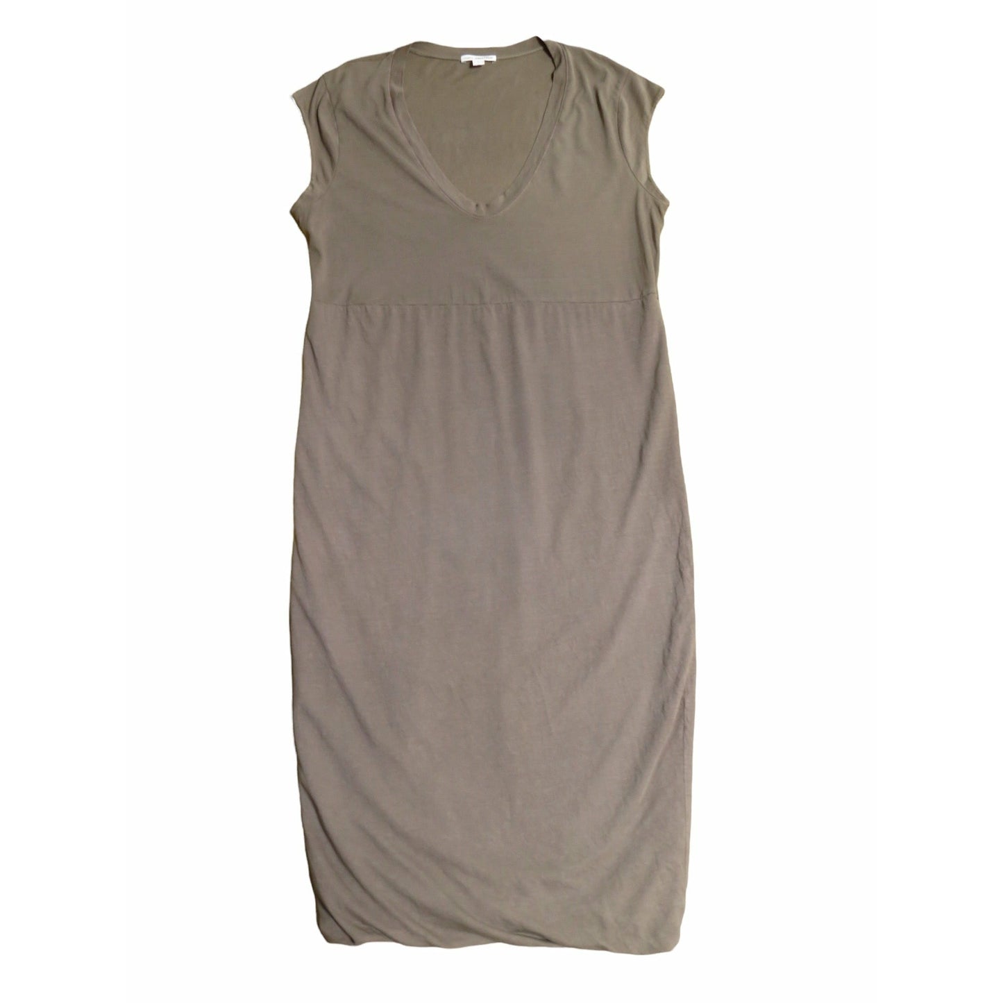 Dresses James Perse Deep V Double Layer Dress Dim Gray