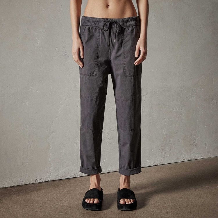 Pants James Perse Utility Pant - Stretch Supima Poplin Light Slate Gray