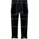 Pants James Perse Utility Pant Black