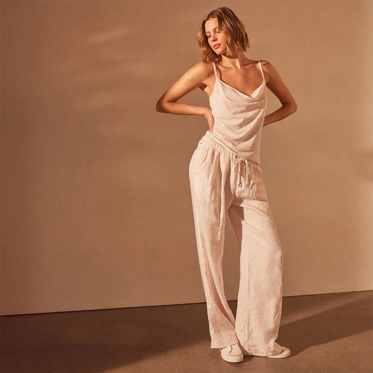 Pants James Perse Wide Leg Relaxed Linen Pant Sienna