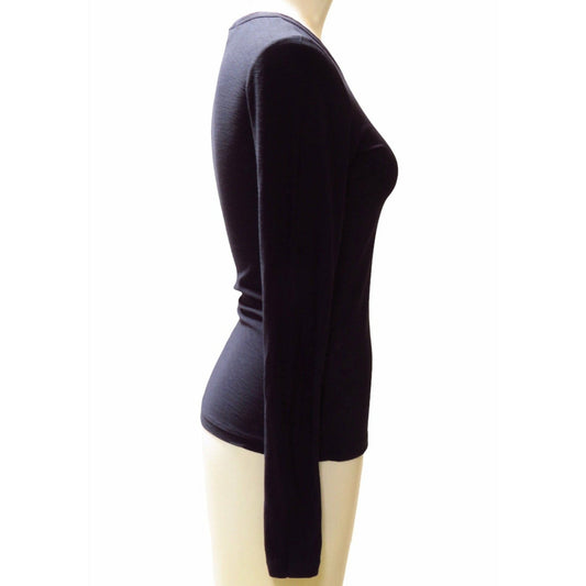 Shirts & Tops James Perse Long Sleeve Crew Tee - Classic Cotton Layering Top Light Gray