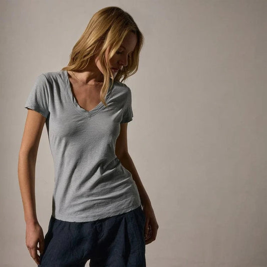 James Perse Women Tops James Perse Casual V Neck Tee