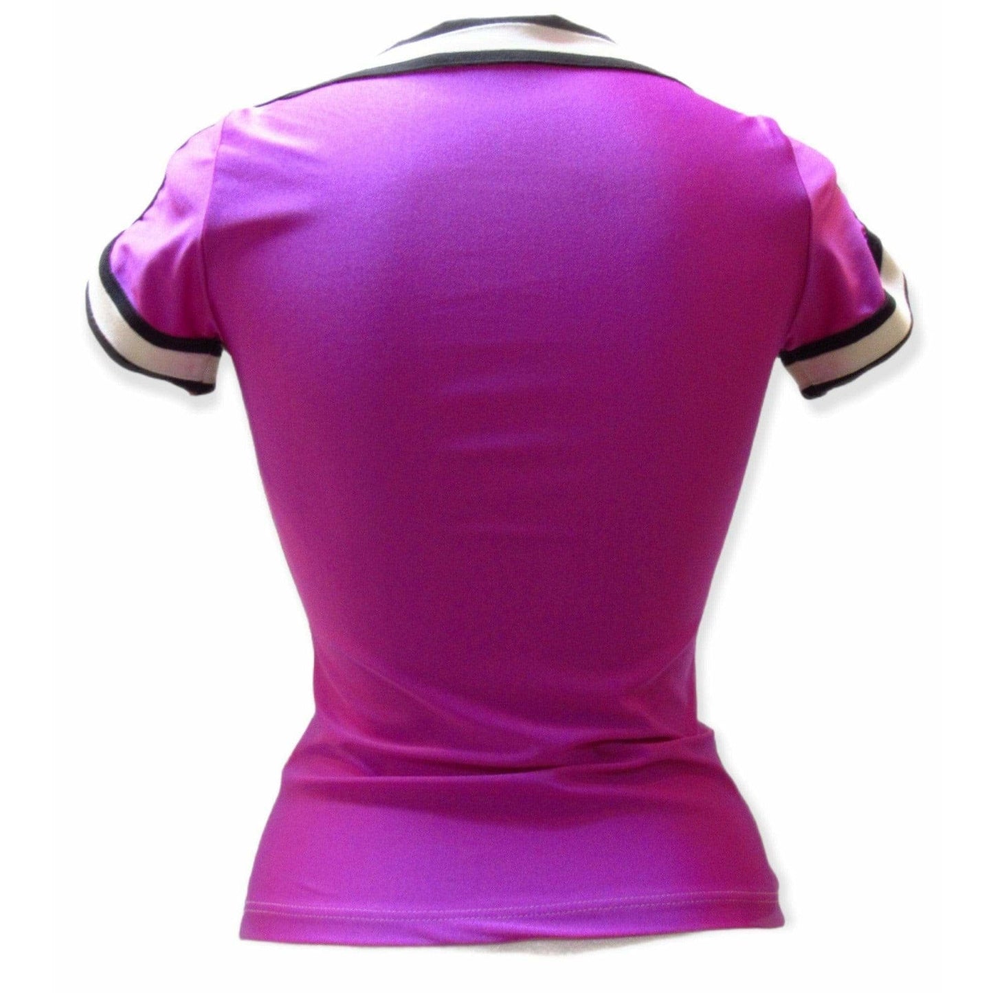 Shirts & Tops Jean Paul Gaultier Grey and Purple Fitted Tee Dark Magenta