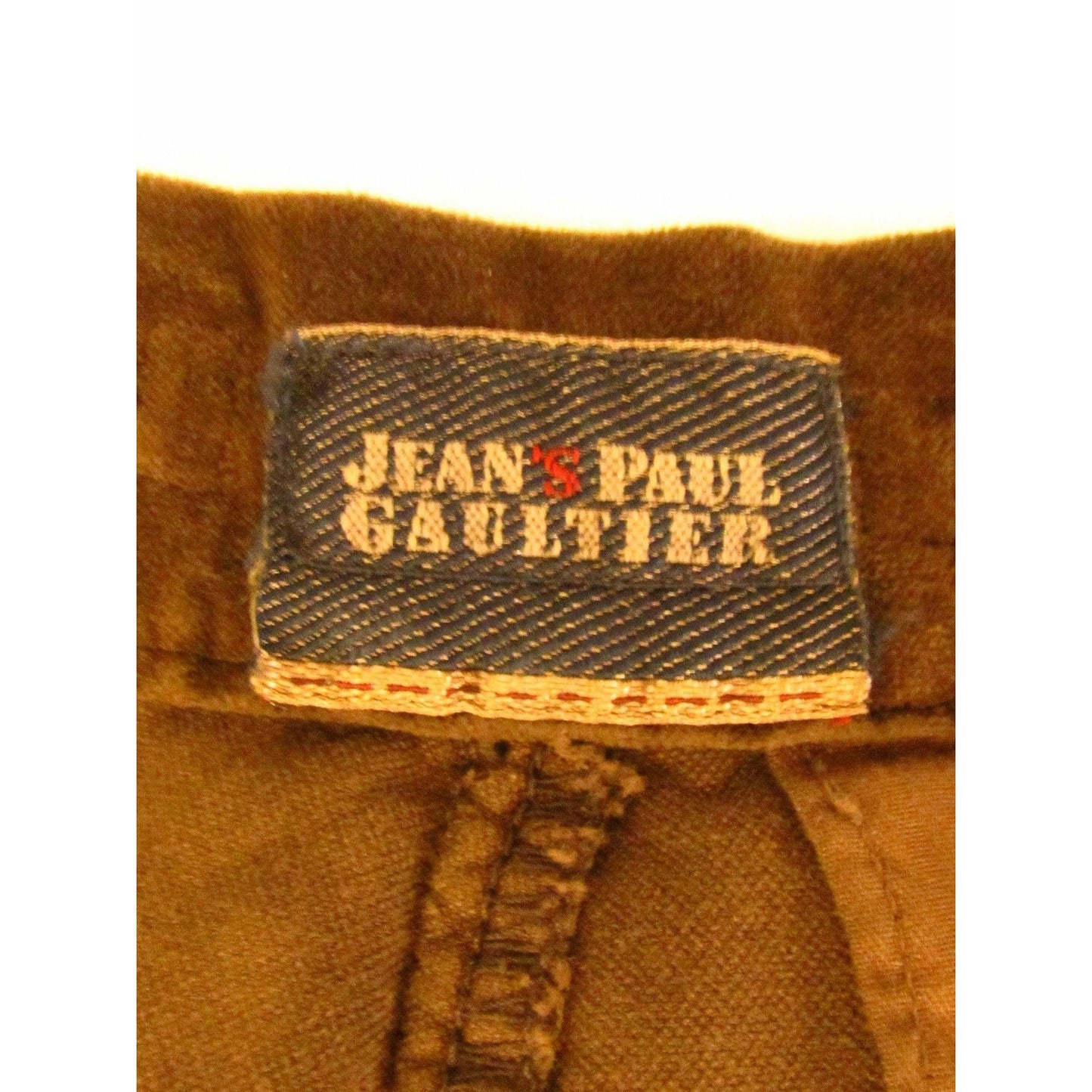 Pants Jean Paul Gaultier Short Brown Velvet Pant Saddle Brown