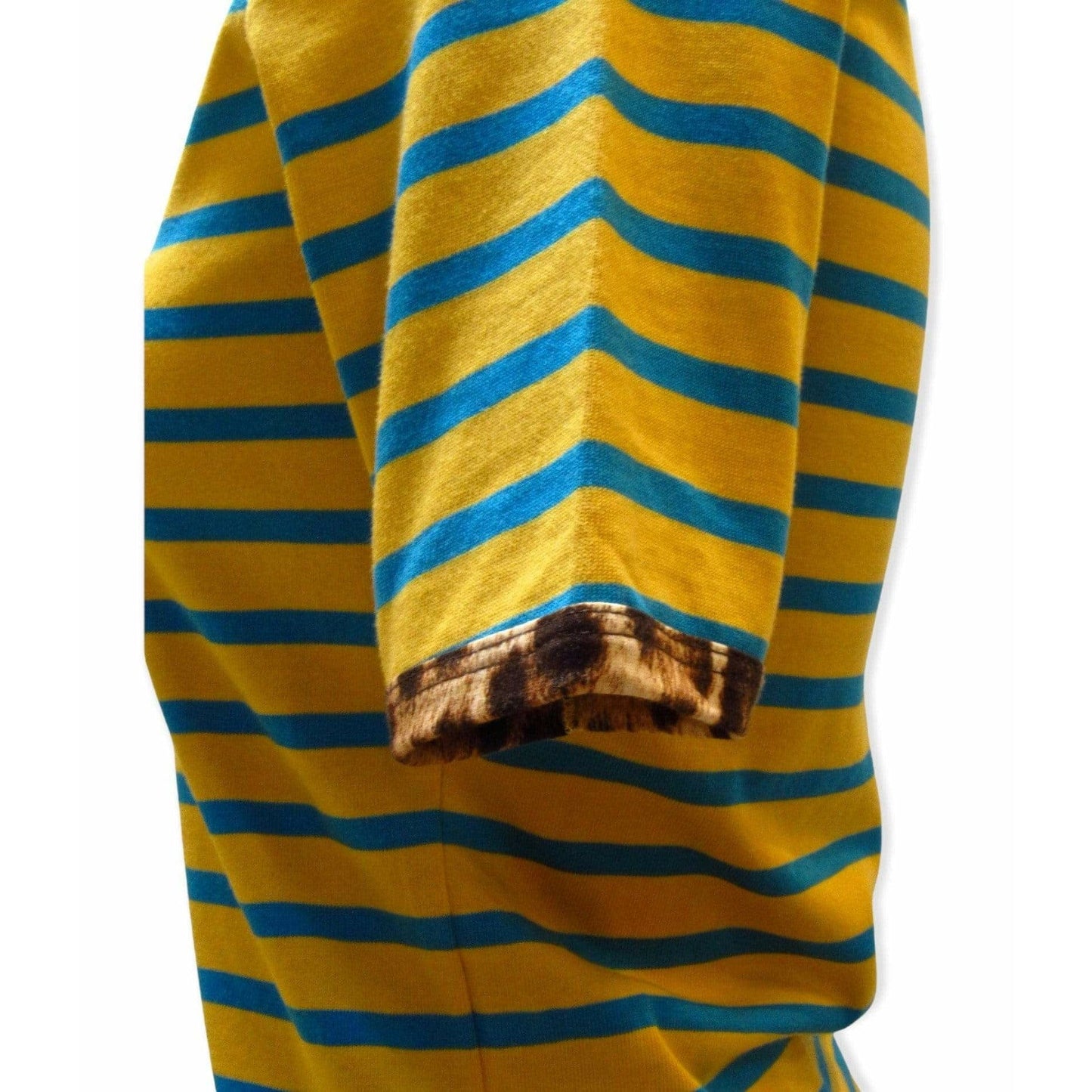 Shirts & Tops Jean Paul Gaultier Yellow Striped Tee Saddle Brown