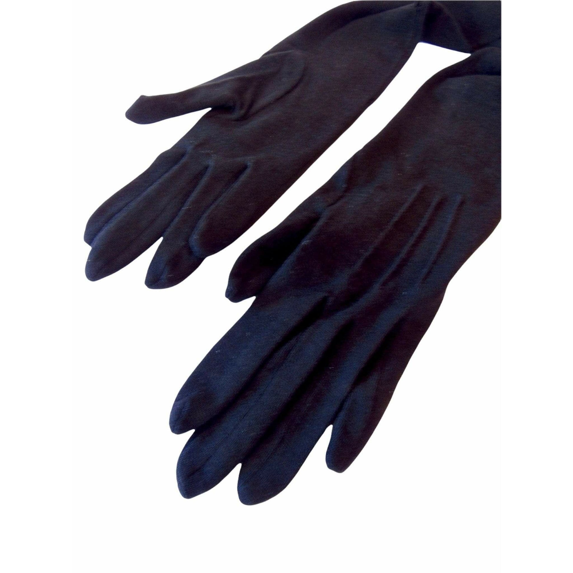 Gloves & Mittens Junya Watanabe Ex-long Black Wool Gloves Black