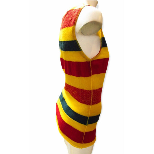 Shirts & Tops Junya Watanabe Striped Wool Tank White Smoke