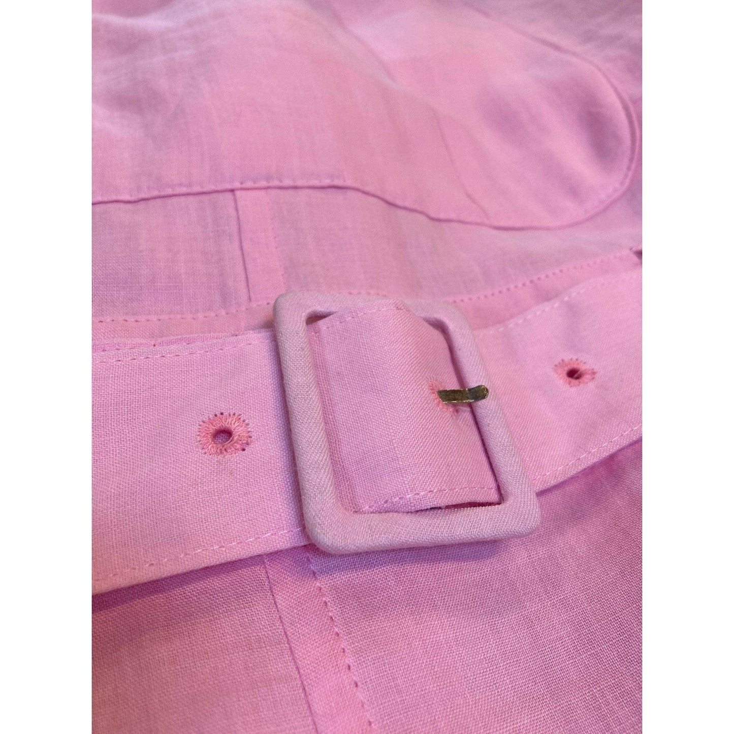 Shorts Junya Watanabe Pink Linen Short Overalls Rosy Brown