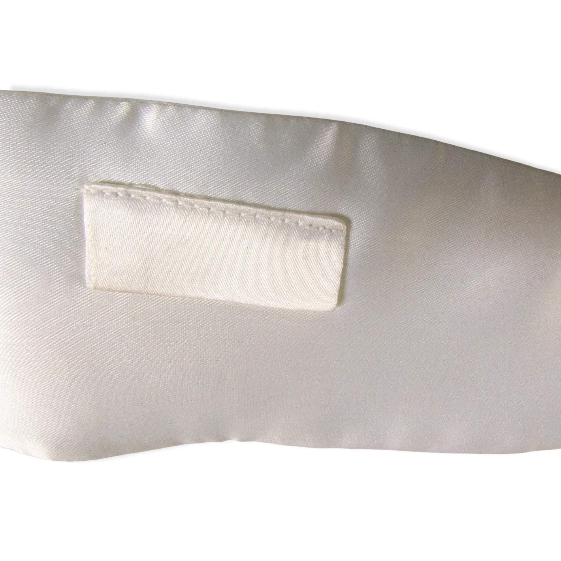 Belts Maison Martin Margiela Vintage White Satin Cummerbund Gray
