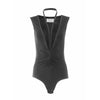 Bodysuit Maison Martin Margiela Halter Bodysuit - Viscose Stretch Crepe Vintage Dark Slate Gray