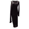 Dresses Maison Martin Margiela Black Diamond Dress - Viscose Bias Cut Diamond Pattern Black