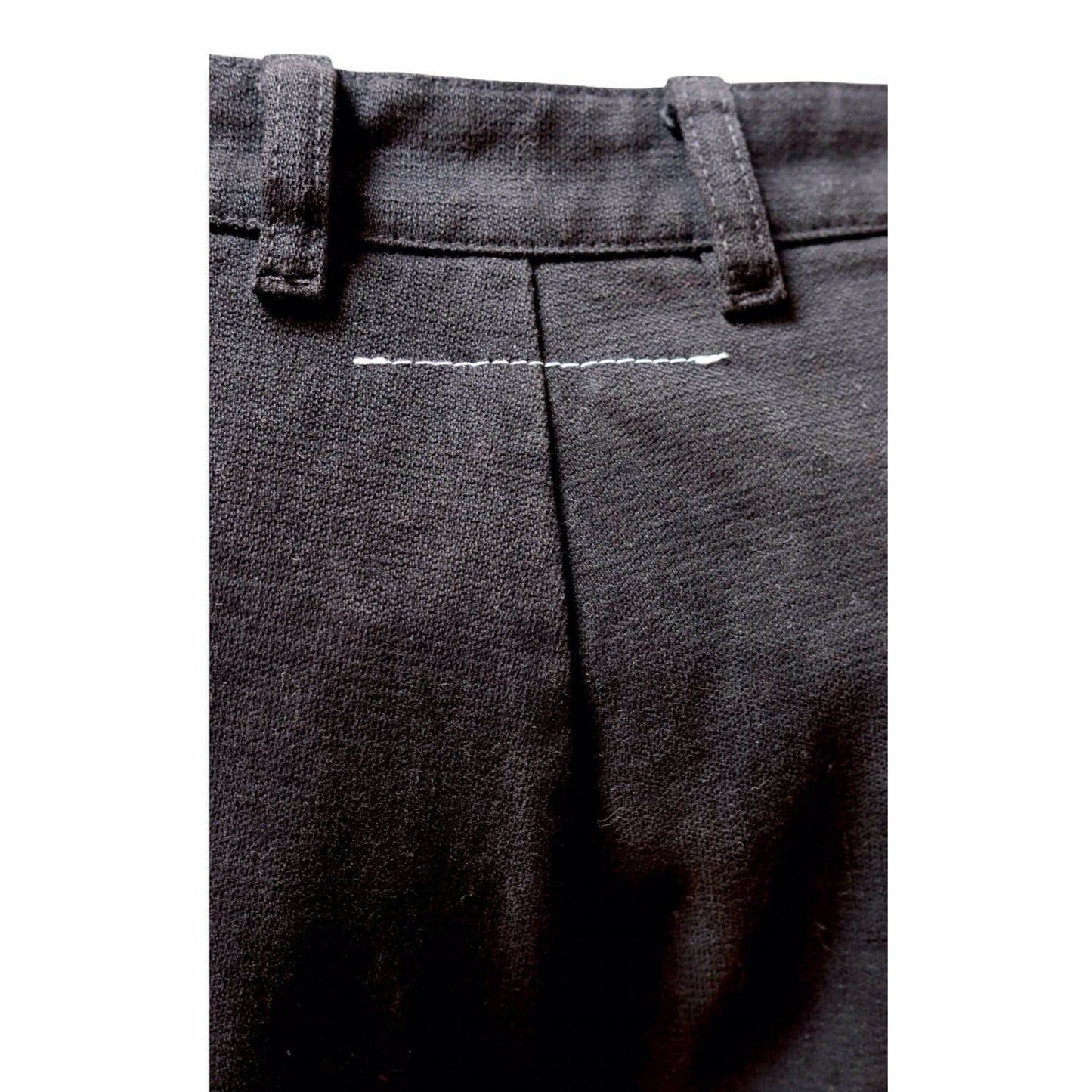 Pants Maison Martin Margiela High Cut Narrow Leg Pant Dark Slate Gray