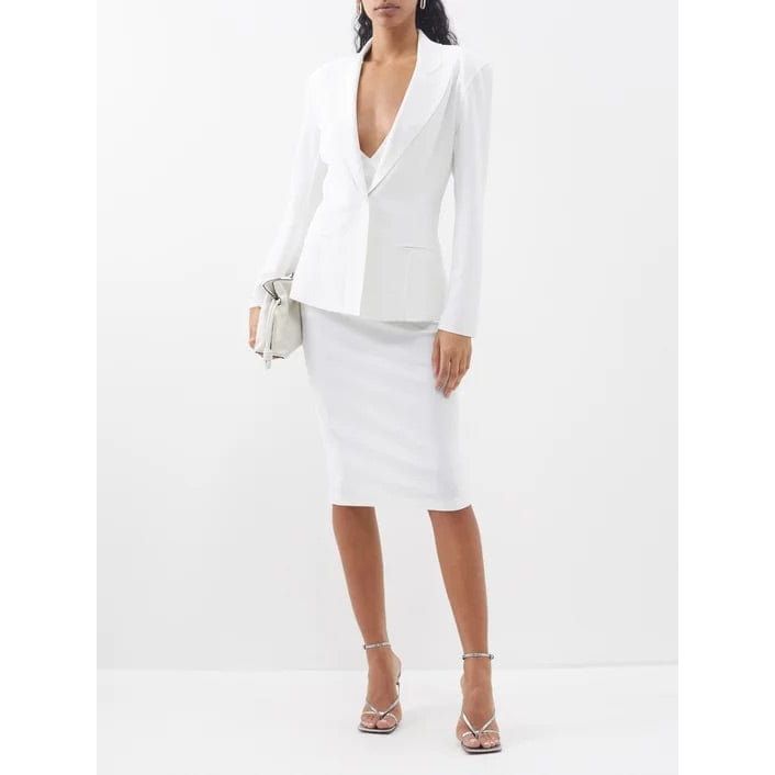 Norma Kamali Jackets Norma Kamali Single Breasted Boy Fit Jacket