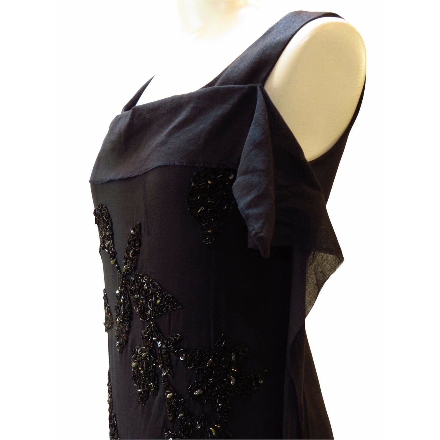 Dresses Peachoo + Krejberg Hand-Embroidered Dress Black