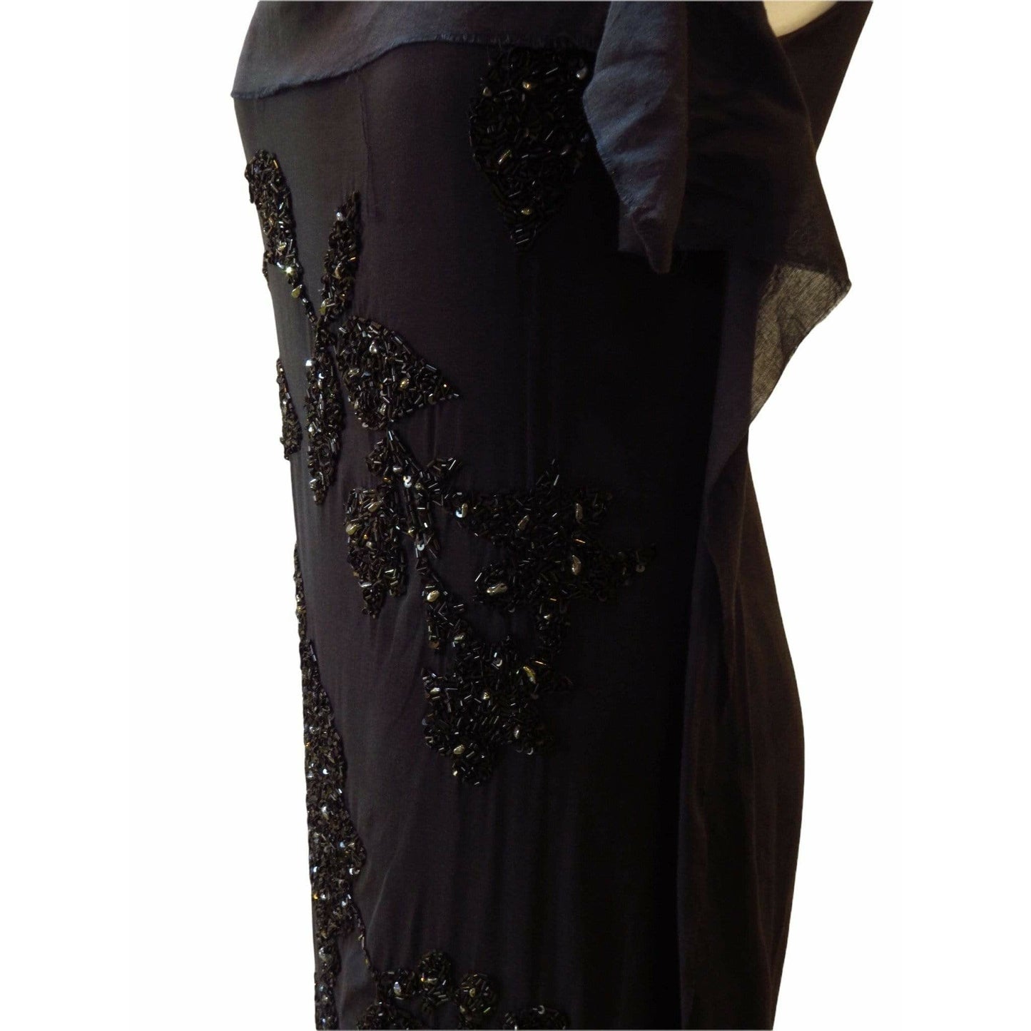 Dresses Peachoo + Krejberg Hand-Embroidered Dress Black