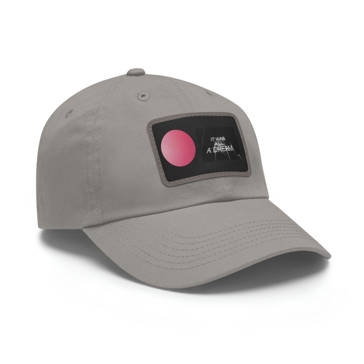 Printify Hats Dad Hat with Leather Patch (Rectangle)