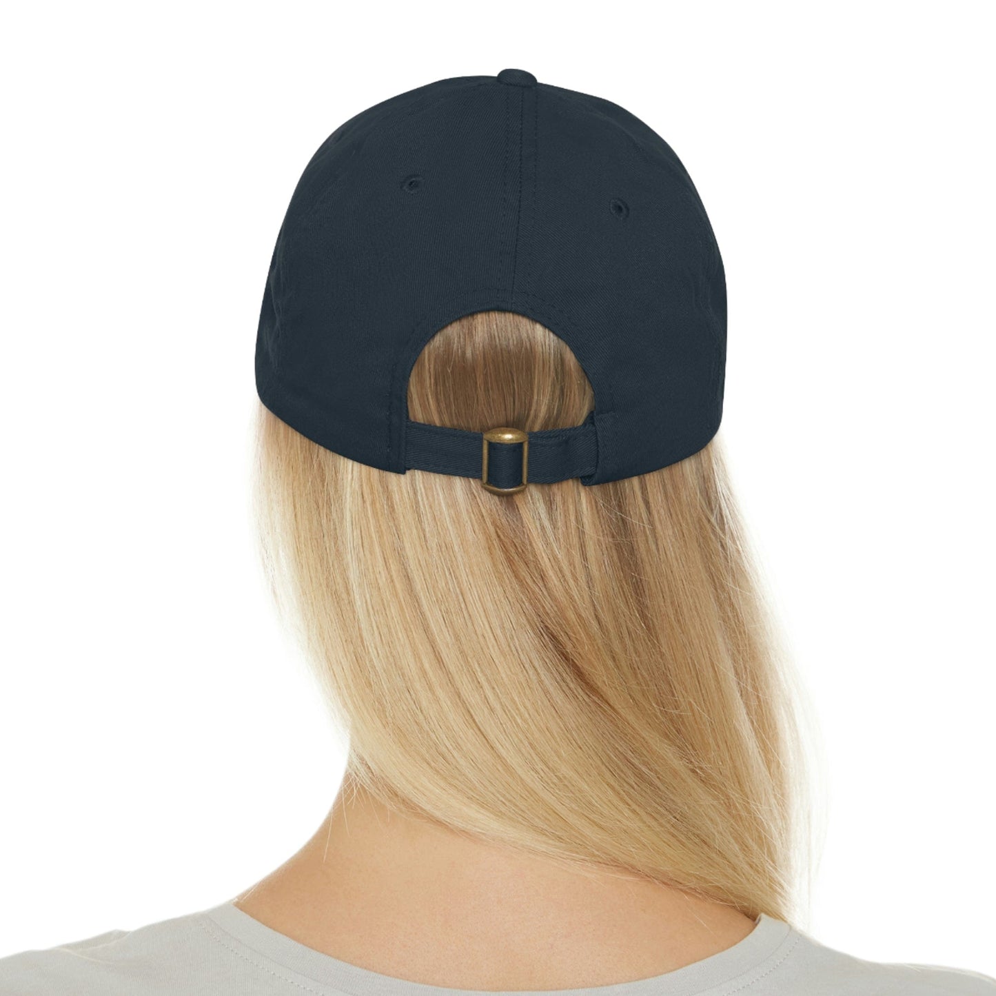 Printify Hats Dad Hat with Leather Patch (Rectangle)