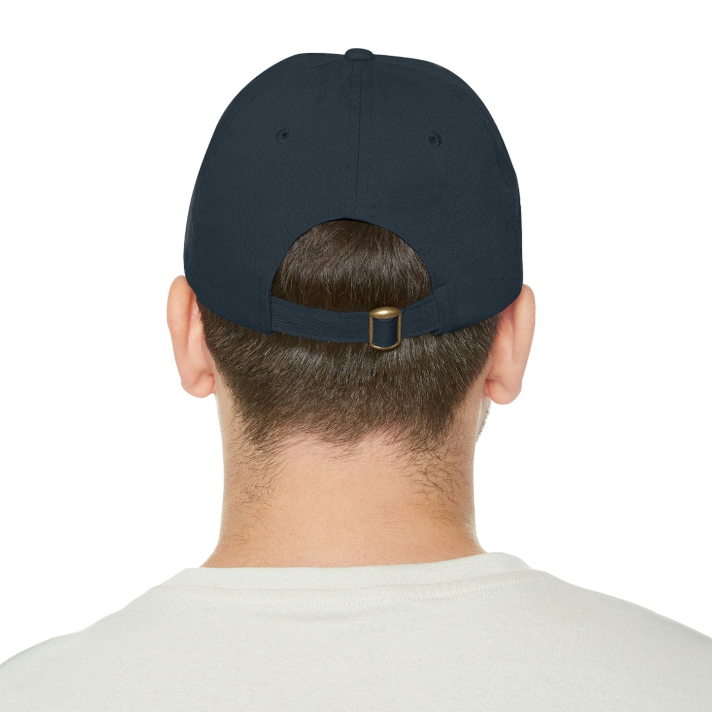 Printify Hats Dad Hat with Leather Patch (Rectangle)