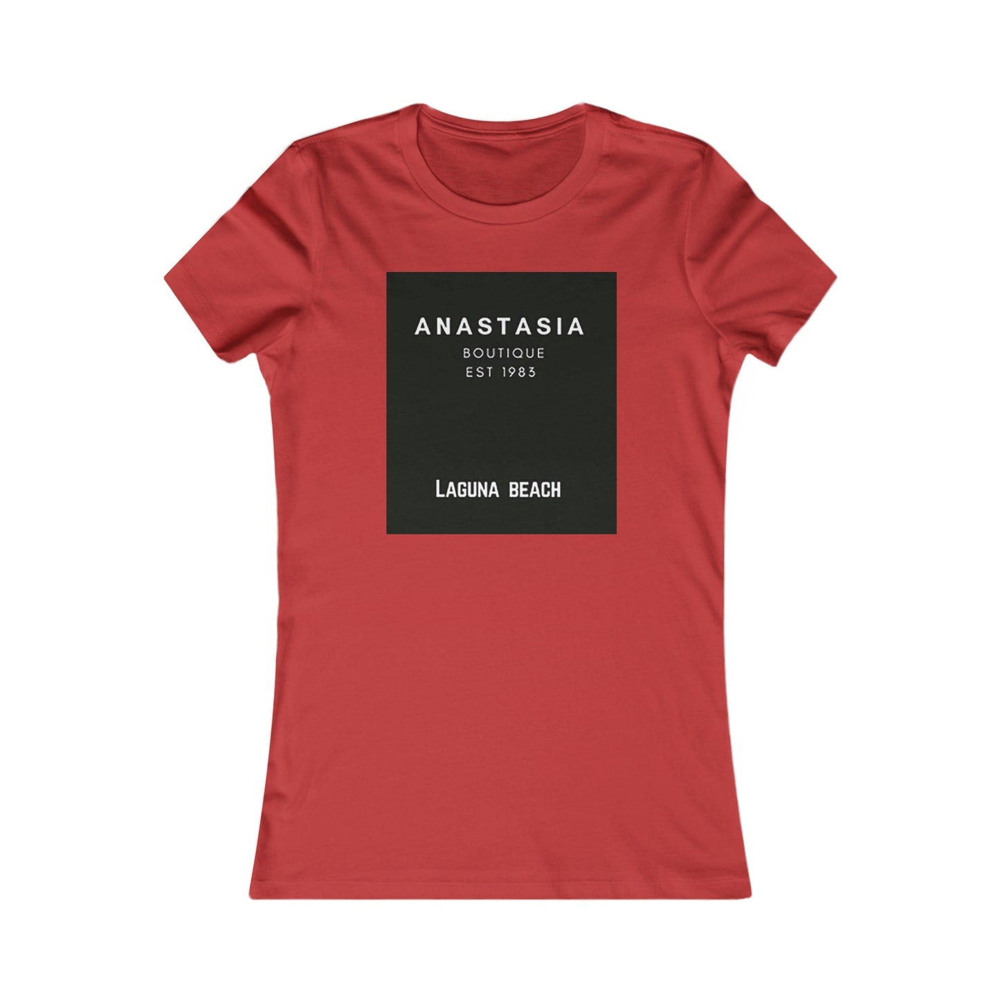 Printify T-Shirt S / Red Women's Favorite Tee