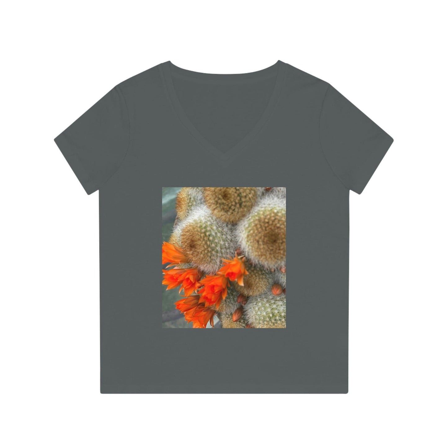 Printify V-neck Anthracite / S Women's Evoker V-Neck T-Shirt