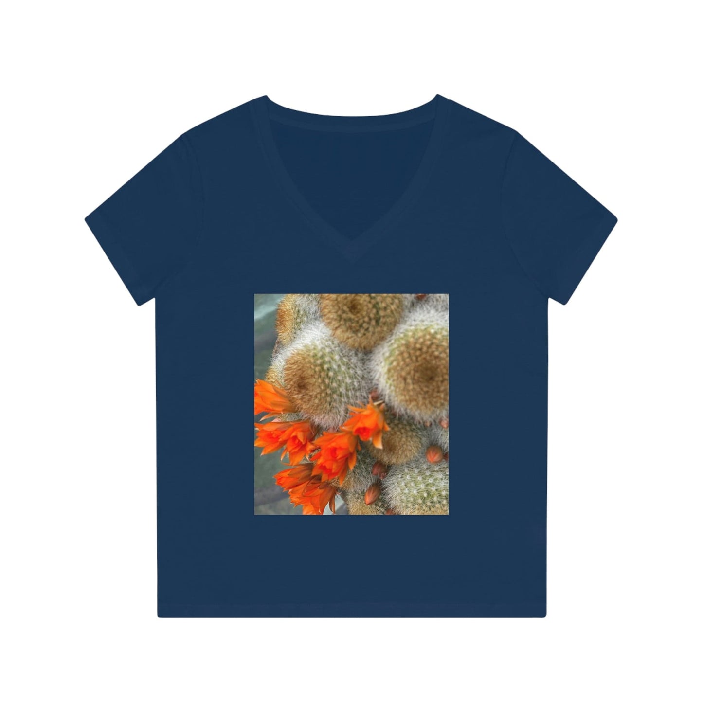 Printify V-neck French Navy / S Women's Evoker V-Neck T-Shirt