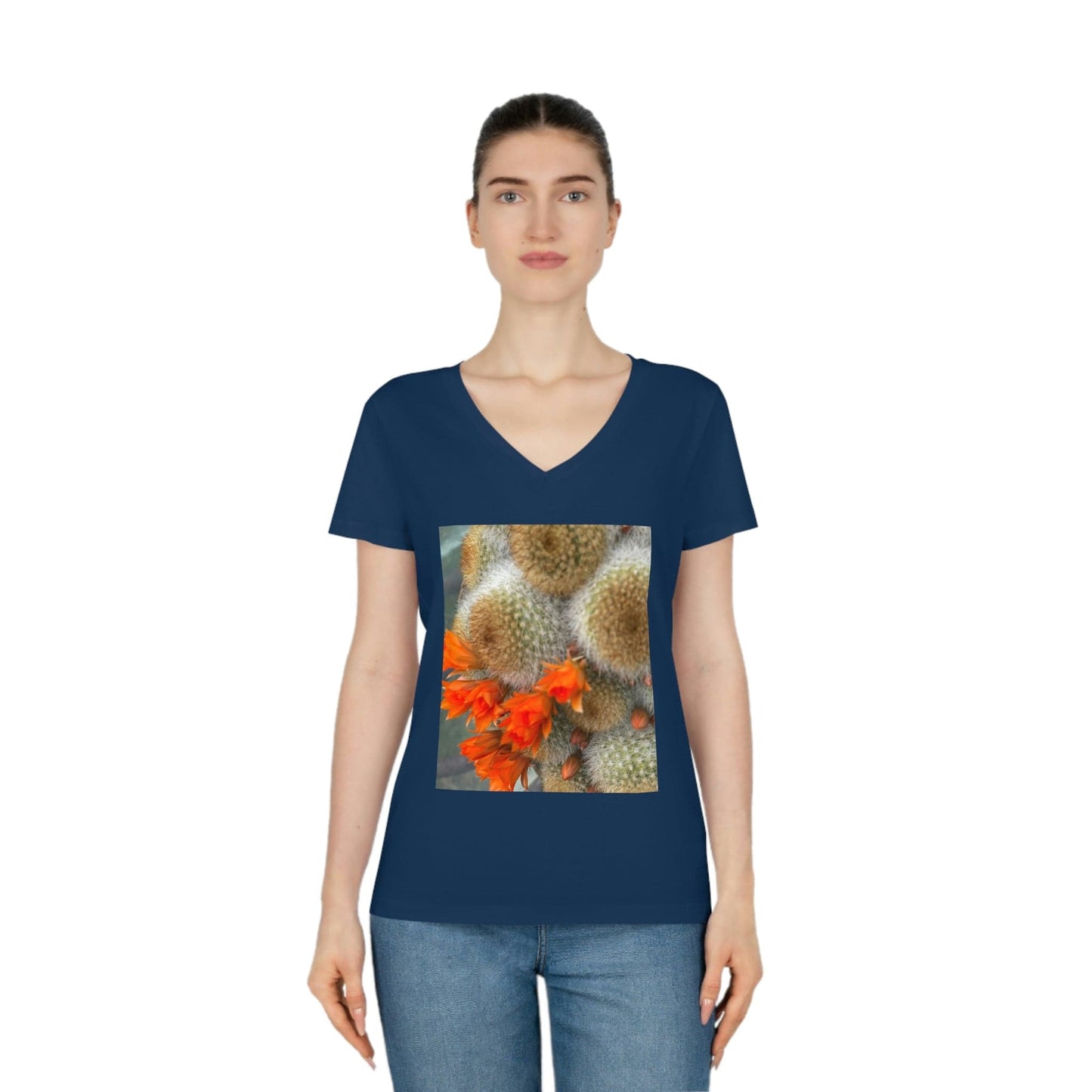 Printify V-neck Women's Evoker V-Neck T-Shirt