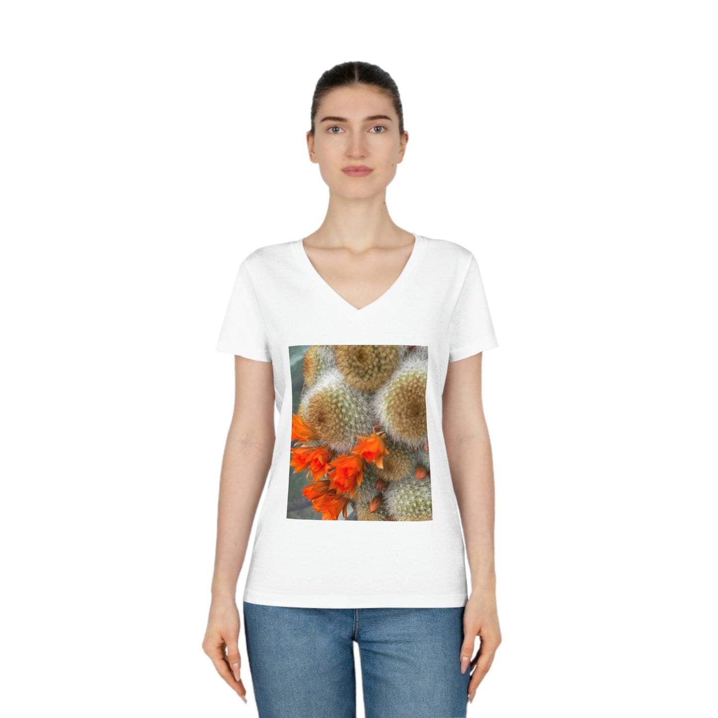 Printify V-neck Women's Evoker V-Neck T-Shirt