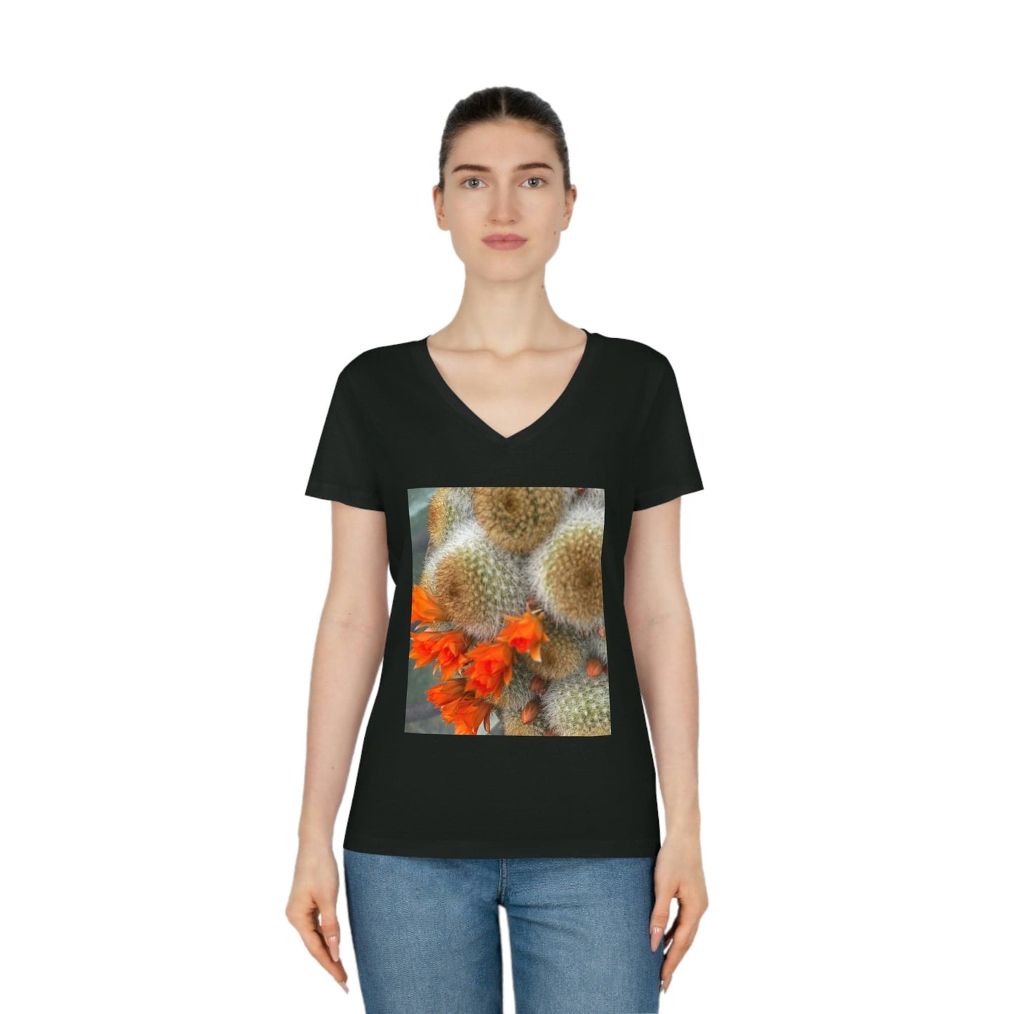 Printify V-neck Women's Evoker V-Neck T-Shirt