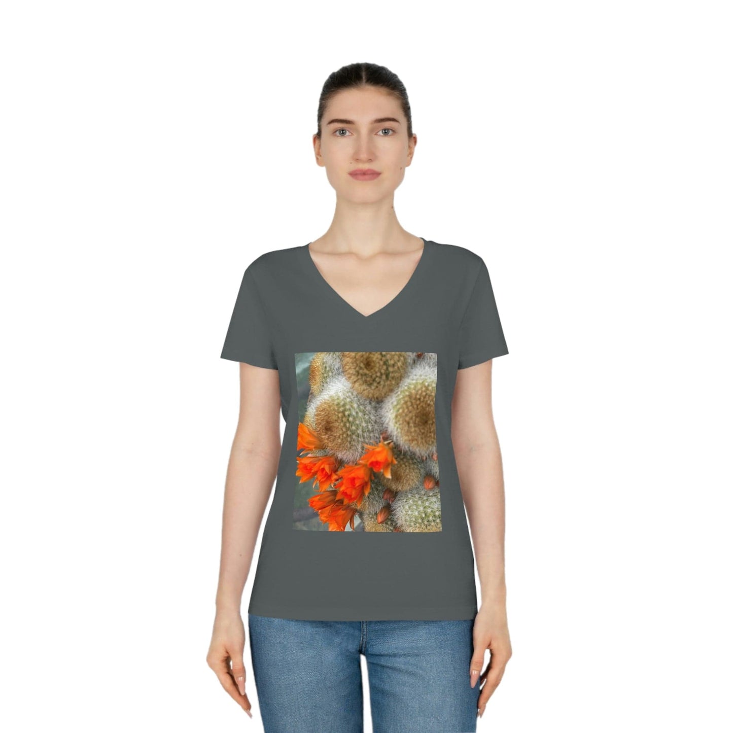 Printify V-neck Women's Evoker V-Neck T-Shirt