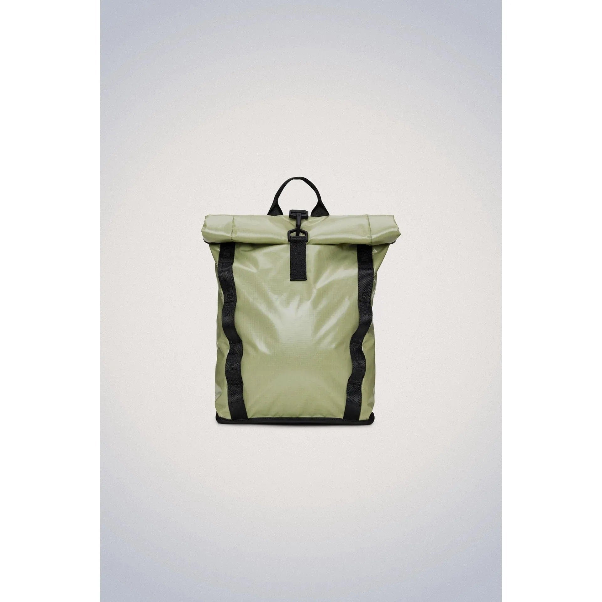 Backpacks RAINS Sibu Rolltop Rucksack Mini - Waterproof Rolltop Bag Light Gray