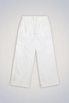 Pants RAINS Cargo Rain Pants Wide - Waterproof Utility Trousers Light Gray