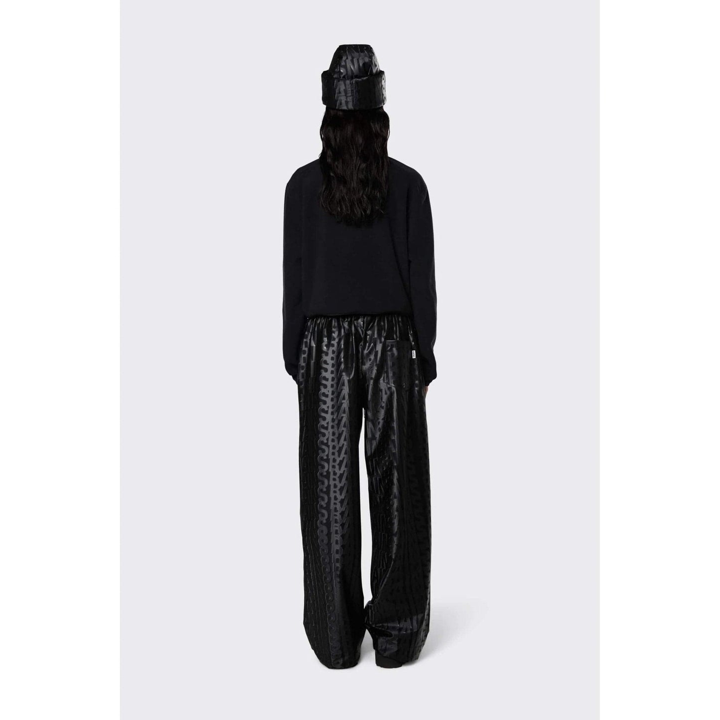 Pants RAINS Pants Wide Black