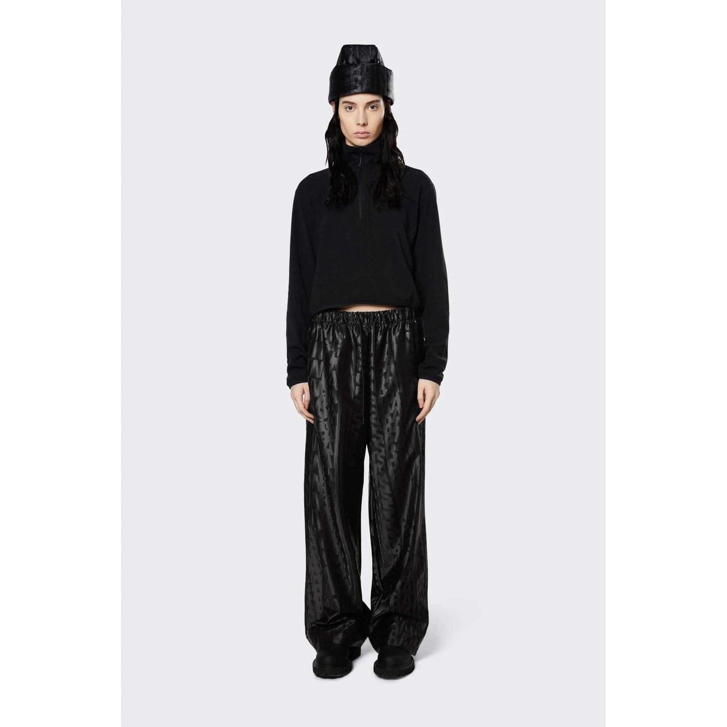 Pants RAINS Pants Wide Black