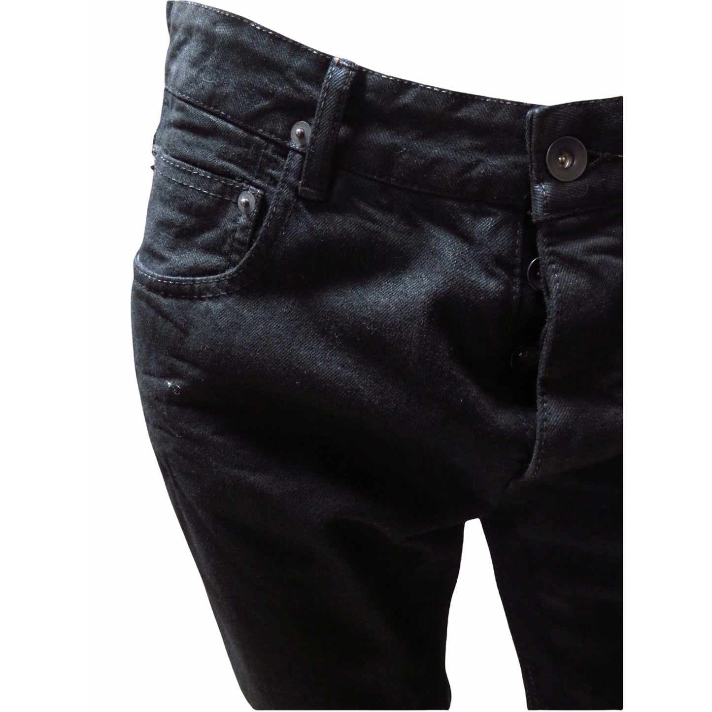 Mens Pants Rick Owens DRKSHDW Black Wax pants Black